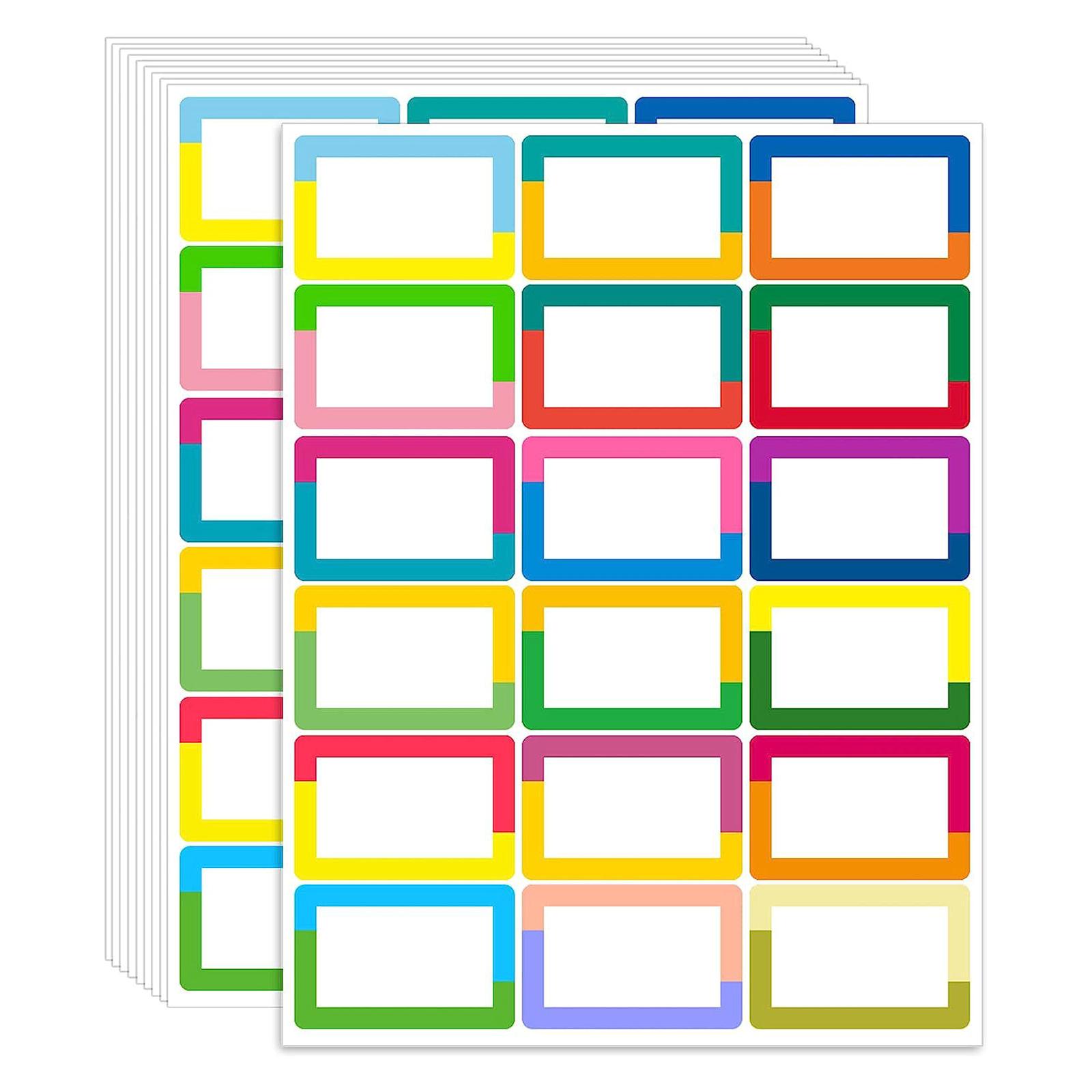 180 штук красочных именных наклеек 3x2 дюйма Здравствуйте, меня зовут цветные наклейки для офиса, школьной тематической вечеринки B