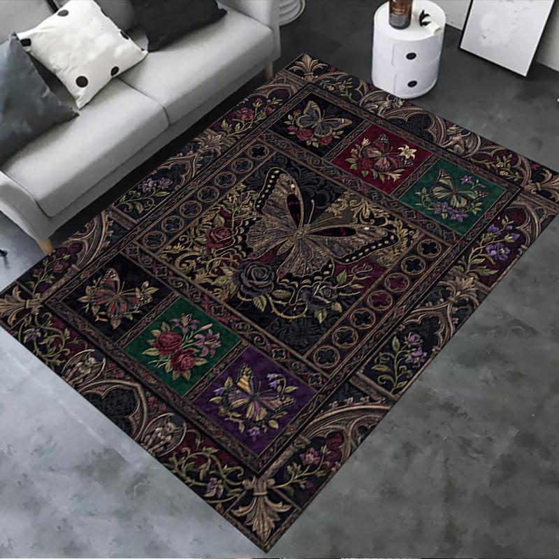 2025 New Butterfly Decoration Carpet Rug for Living Room Bedroom Home Sofa Decoration,Kids play Non-slip Floor Mat28
