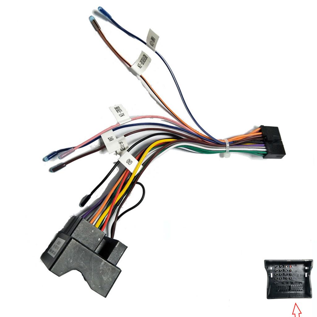 Car Stereo 20 Pin Wiring Harness Connector Adapter  1Din Or 2Din  Power Cable Harness  For Ford Focus Transit Fiesta