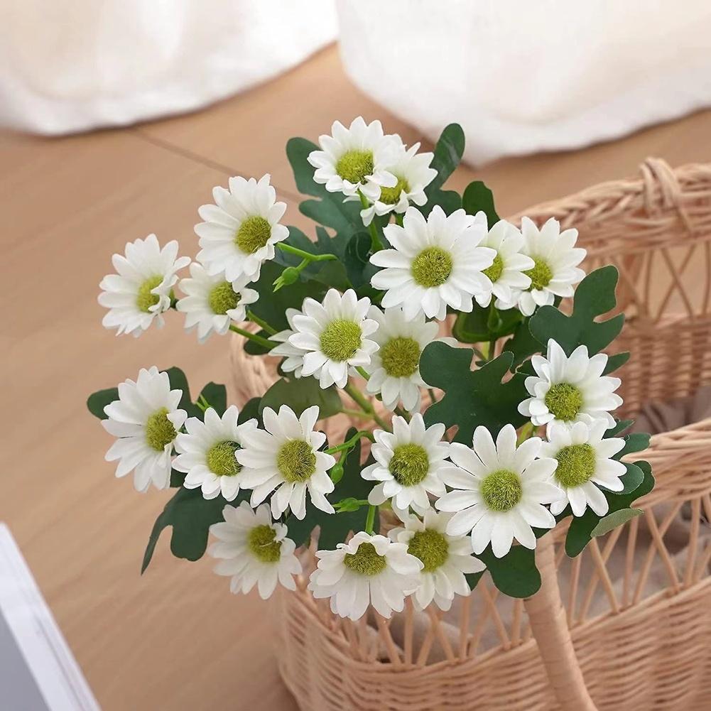 Autumn Silk Artificial Chamomile Daisy Flowers For Home Garden Wedding Fake Flower Bouquets DIY Decor Household Products