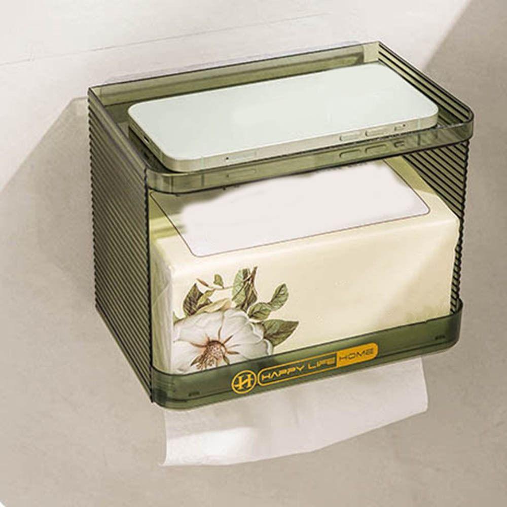 Plastic Paper Towel Box Transparent Napkin Holder Creative Tissue Paper Storage Boxes Bedroom