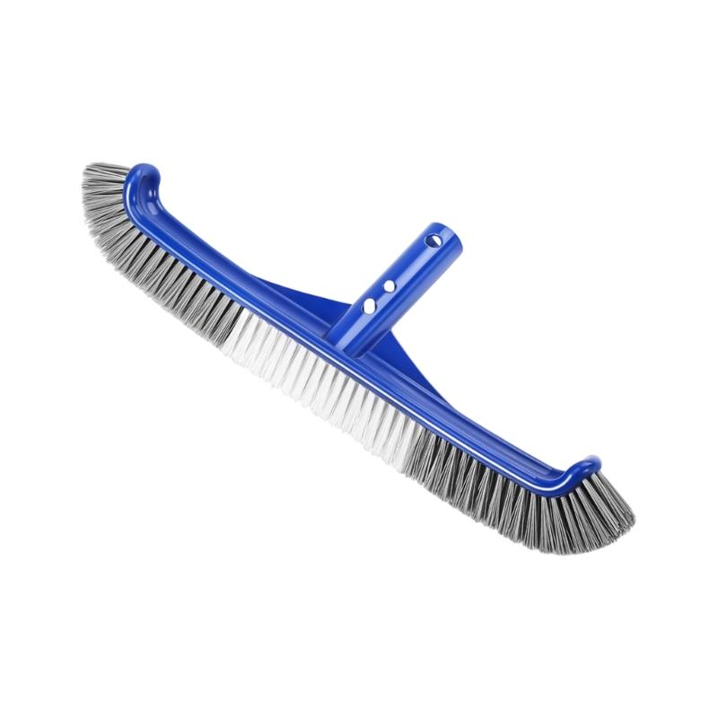 Swimming Pool Scrub Brushes Pool Floor Wall Cleaning Tool Curved Edges Pool Brushes Head for Cleaning Pool Wall