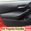 Din plastic ABS, panou de ușă interioară a mașinii, capac pentru cotieră, cadru pentru mâner, potrivit pentru accesorii Toyota Corolla 2022 E210