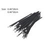 50PCS Multi-Purpose Metal Black Cable Ties Heavy Duty Zip Tie Fastener Wire Organizer Fastener