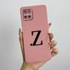 For Samsung Galaxy Note10 Lite Case SM-N770F 6.7'' Cute Initial Letters Cover Soft TPU Phone Case For Samsung Note 10 Lite Bags