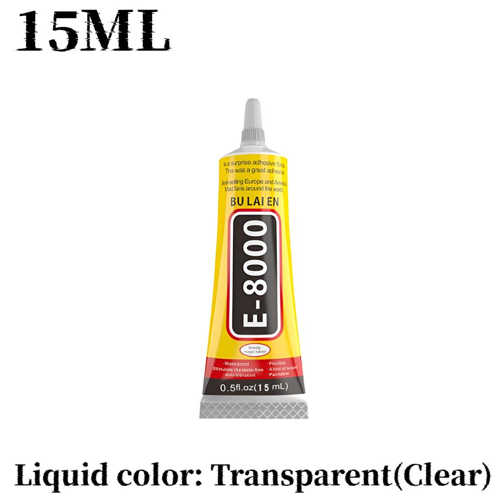 

15 мл, 25 мл, 50 мл, 110 мл, Bulaien E8000, прозрачный контактный телефон, клейкая волокнистая ткань, клей для металла, дерева, прецизионный аппликатор