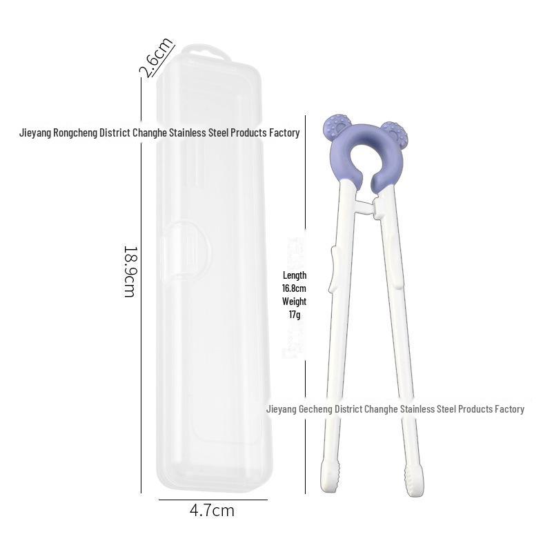 Children's Cartoon Training Chopsticks - Cute, Rebound Practice Chopsticks for Easy Dining