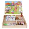 Magnetic Book Jigsaw Puzzle Kid Educational Toy