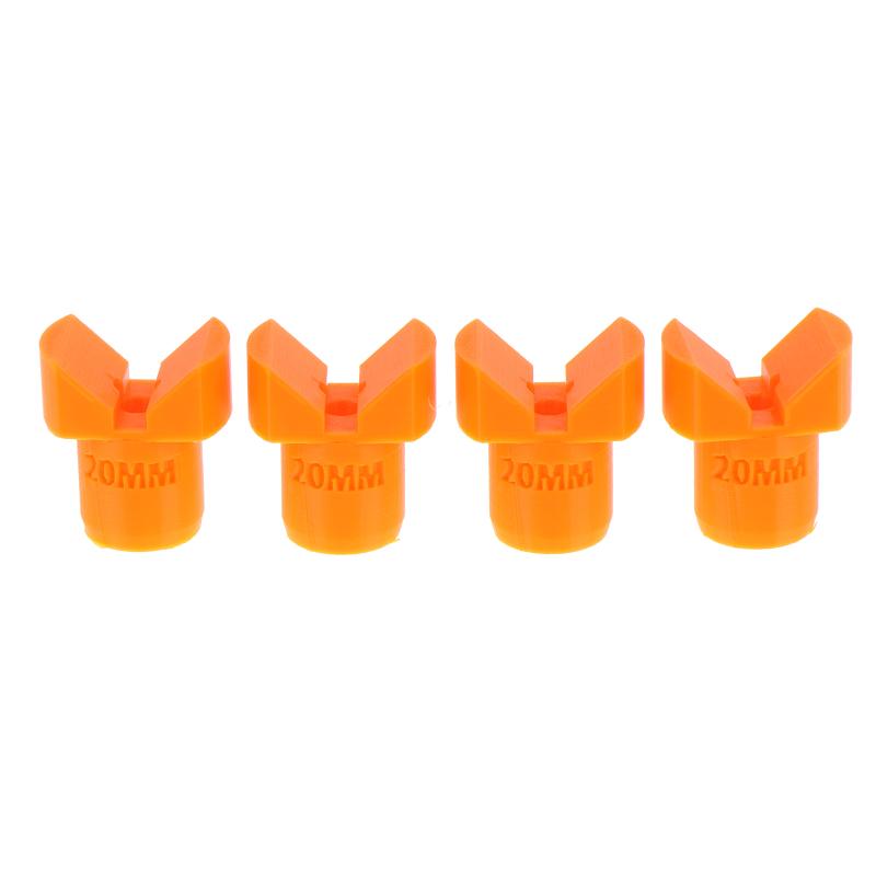 4Pcs Heavy-Duty V-Shaped Clamp 19/20Mm Hole Diameter Portable Fixing Pins Multifunctional Plastic Fixing Clamp