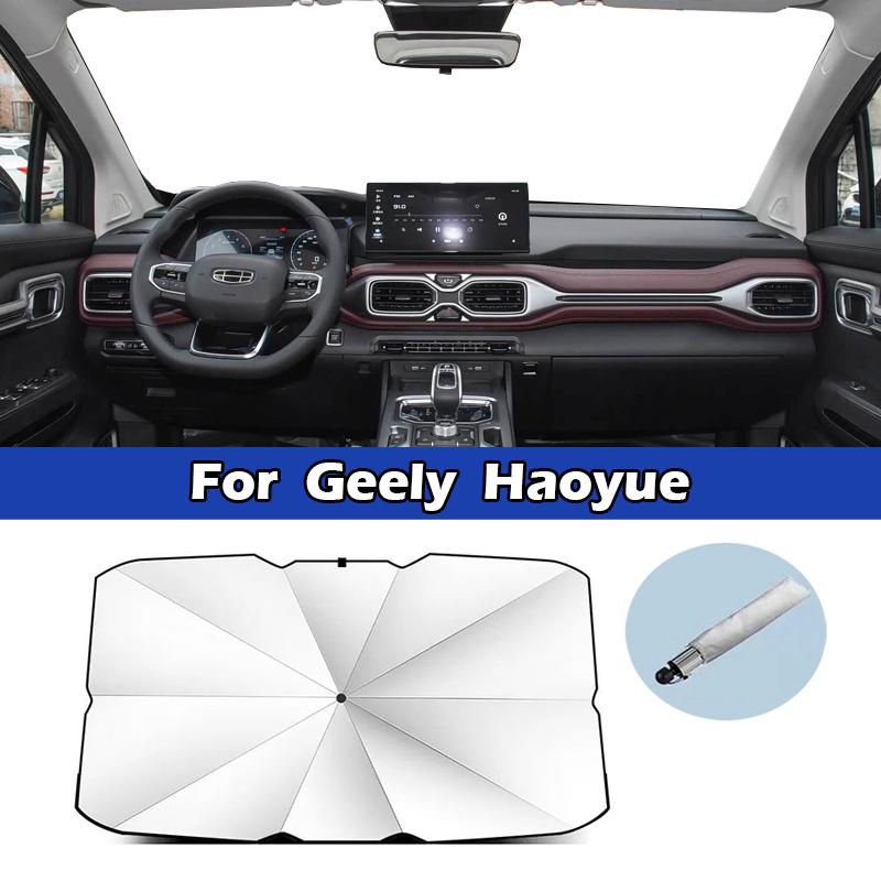 Auto Zonnescherm Paraplu Voorruit UV Beschermer Voor Geely Monjaro Xingyue L Preface Boyue Emgrand Haoyue Panda Binrui Binyue