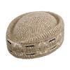 Autumn and winter new atmosphere top hat Fair Island jacquard knitted stewardess hat medicine box hat knitted melon fur hat sailor hat