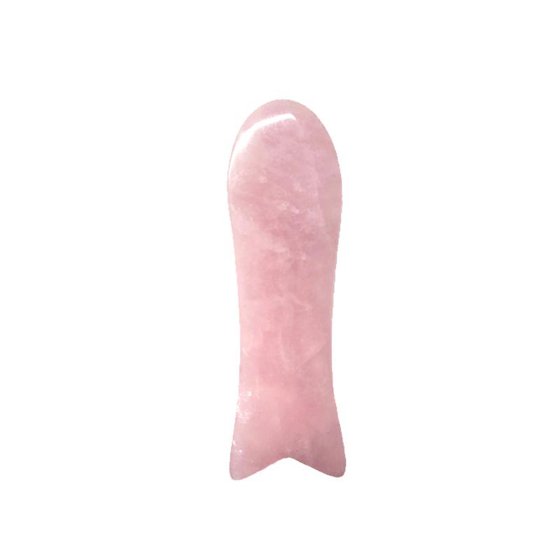 Rose Quartz Jade Gua Sha Board Acupuncture Massage Natural Face Lifting Stone Guasha Scraping Facial Gouache Pink Quartz Massage