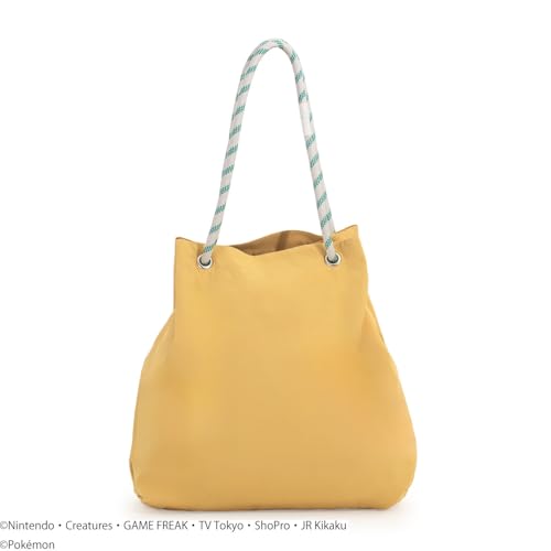 Pokémon Tote Bag, 2-Way Tote Bag for Kids, CPKD5801, Yellow