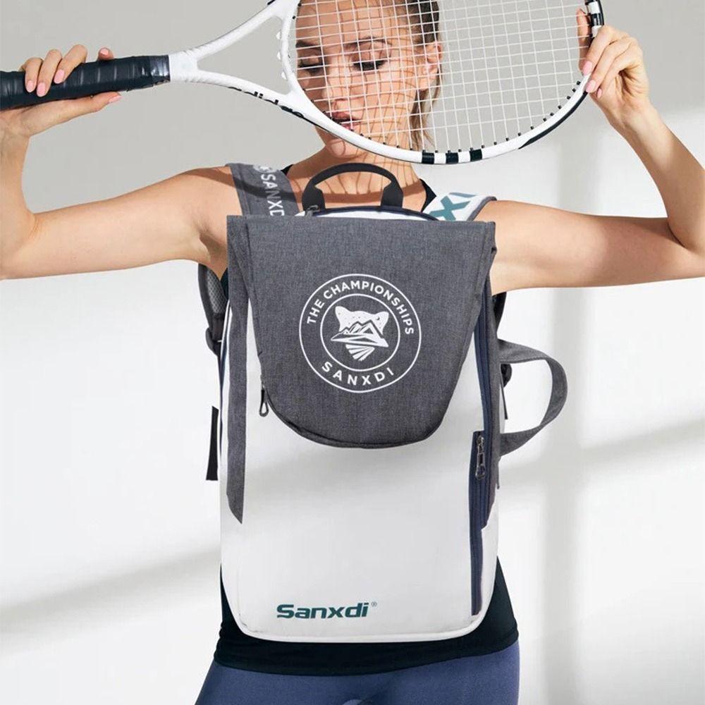 creative Tennis Paddle Backpack Foldable Sports Bags Racket Storage Tennis Bag  Squash
