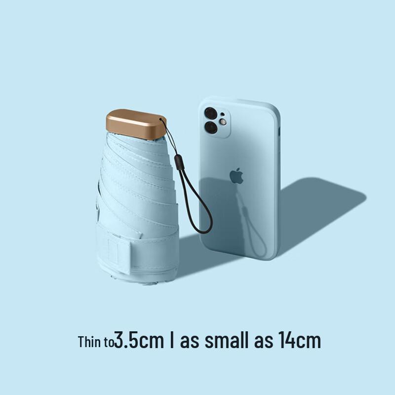 Poo Luan Compact Folding Travel Umbrella