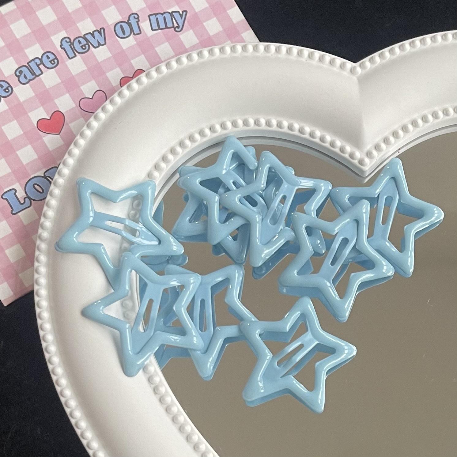 

Заколки-клипсы для волос в виде пятиконечной звезды для энергичных девочек - Принцесса Заколки для челки и боковые клипсы