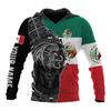 Sweat à capuche mexicain très populaire pour homme Sweat à capuche imprimé 3D Sweat à capuche décontracté pour le commerce extérieur