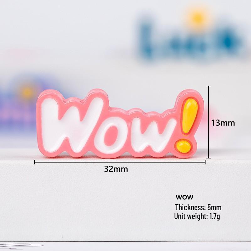 Colorful Epoxy Resin Letter Sign for DIY Projects: Phone Case Decals, Fridge Magnets, Shoe Buckles