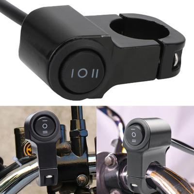 Waterproof Universal 3 Way Motorcycle Light Switches Featuring Circuit Protection for DC12V Motorcycles ATV Scooter