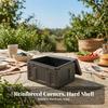 Large Capacity Insulated Food Box Portable with Hinged Lid