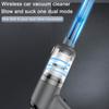 Yousheng Akumulátorový ruční vysavač 5500 Pa Silné sání Nízká hlučnost Kompaktní přenosný vysavač do auta Odstraňovač prachu