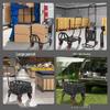 Silent Folding Flat Cart - Multifunctional Portable Trolley Hand Cart Dolly for Pulling and Pushing Goods