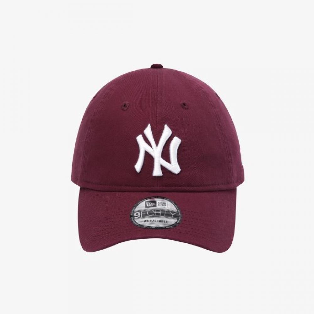 New Era New York Yankees Basic Unstructured Baseball Cap Burgundy 15131670