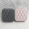 Portable Velvet Jewelry Box Zipper Closure Velvet Jewelry Organizer Travel Jewelry Box Ring Earrings Necklace Organizer