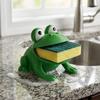 Selbstentleerender Schwammhalter Großer Mund Frosch Spültuch Abtropfständer Geschenk