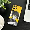 Anime Trent B-Blue L-Lock Phone Case For Samsung S26,S25,S24,S23,S22,S21,S20,Ultra,Plus,FE Black Soft Cover