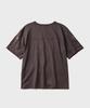 HOOVES Roll-Up Sleeve Crop Short Sleeve Tee [Purple Charcoal]