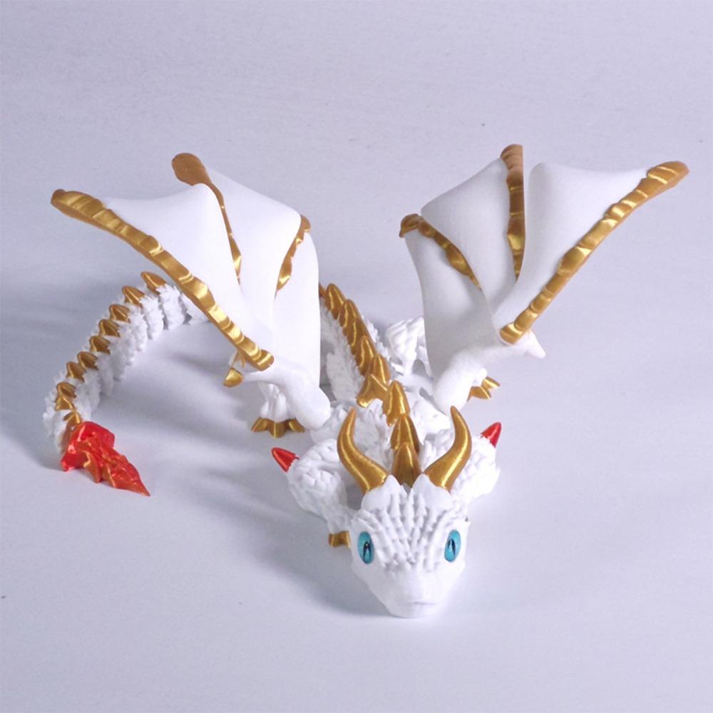 PLA 3D Printed Chameleon Model Multicolor Multi-jointed Chameleon Action Figure Movable Articulated Animal Figurine