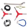 Bicycles Spoke Wrench Portable Bike Spoke Adjustment Tool Tire Lever Cycling Pocket Tool Bicycles Rims Truing Tool