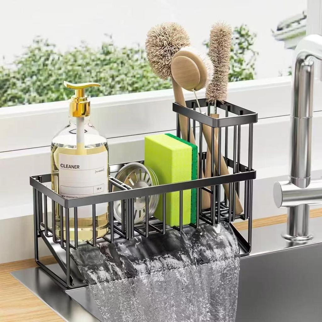 Fire Goose Multi-Functional Stainless Steel Kitchen Sponge & Rag Draining Rack