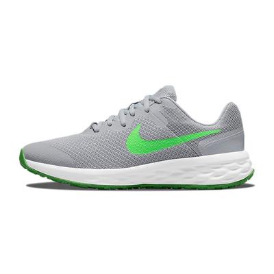 Revolution 6 GS Light Smoke Grey Green Strike Kids Sneakers Dark-Smoke-Grey Chrome DD1096-009