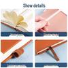Customizable A5 Leather Strap Notebook with Printable Logo - Simple Business Design