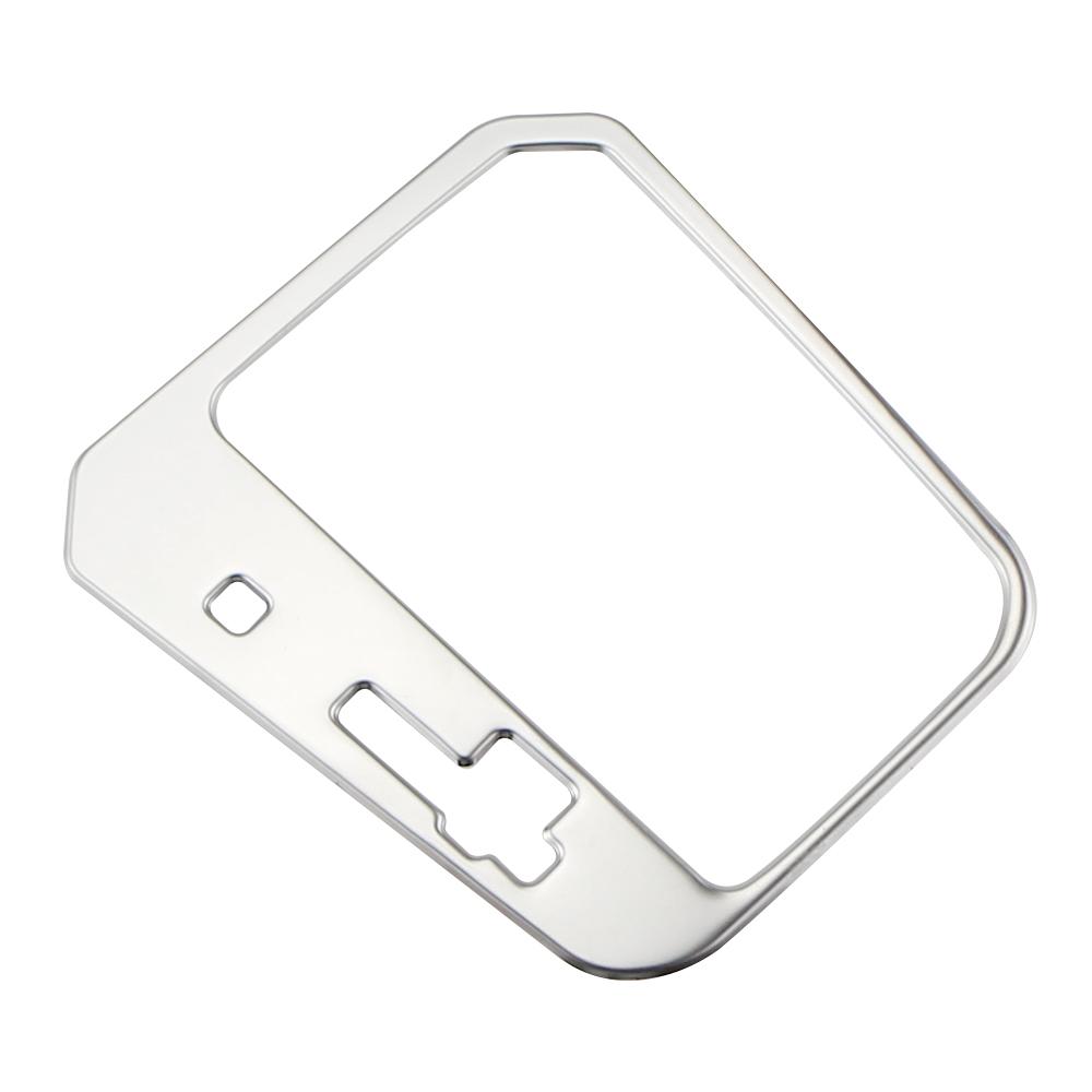 

For Volkswagen VW Troc T-roc 2018 - 2025 AT LHD Accessories Gear Shift Knob Panel Cover Sticker Interior Trim Styling серебряный