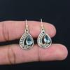 Blue Topaz Gemstone Earrings Solid 925 Sterling Silver Handmade Earrings Jewelry Gift For Women And Girls E-132