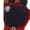 Children Flipped Cover Knitted Glove Winter Warm Mittens Half-finger Gloves Thickening Gloves