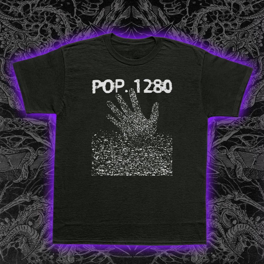 Pop. 1280 T-Shirt Noise Rock Industrial Punk Band Jim Thompson Novel Tee S-5XL