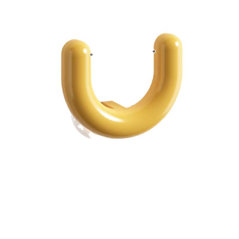 U-Shaped Suction Cup Hook for Slippers - No-Punch Wall-Mounted Bathroom Drain Rack