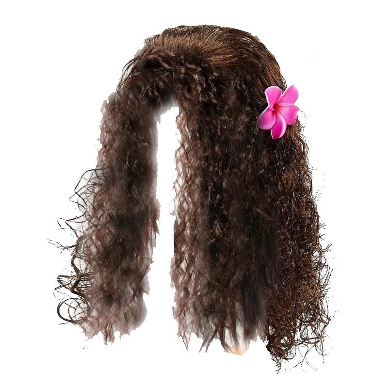 Kids' Moana Cosplay Two-Piece Set: Skirt & Grass Skirt Costume