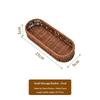 Handwoven Faux Rattan Storage Tray Waterproof Sturdy For Kitchen Cutlery Snacks