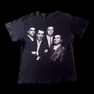 Goodfellas T-shirt Retro T-shirt Herre T-shirt Sommer Ny Harajuku Stil Unisex Afslappet T-shirt