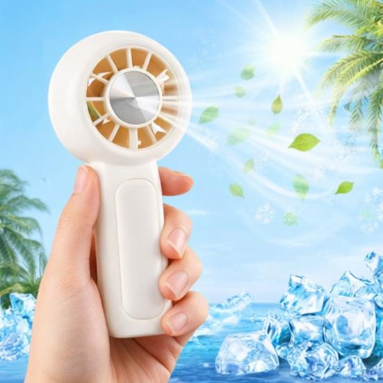 Handheld Fan USB Charging Portable Mini Fan for Outdoor Office High Speed Desktop Fan Lightweight Compact Cooling Fan for Travel Camping Personal