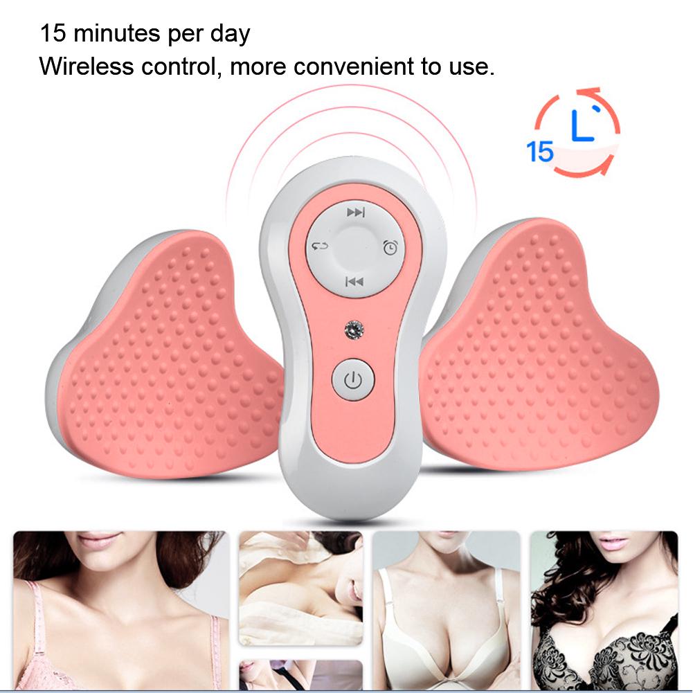 Smart Waterproof Electric Plus Therapy Breast Enhancer Shaper Chest Massager