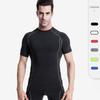 Men's Pro Performance Compression T-Shirt - Elastic, Sweat-Wicking, Quick-Dry, Short Sleeve 1008