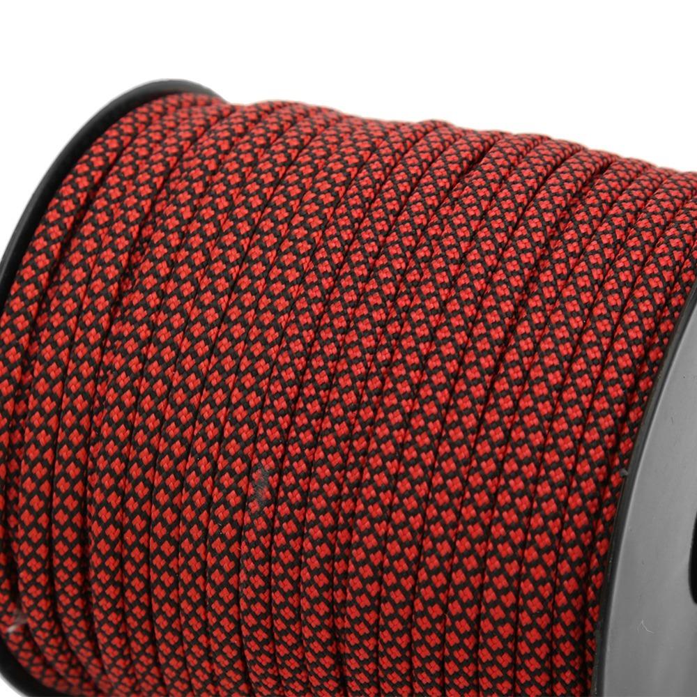 7 Core Strands Paracord Polyester Braided Cord Durable Parachute Cord Camping