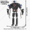 MOOXI Set di Figure Skibidi Toilet Man TvMan Cameraman Speakerman Blocchi da Costruzione Modello MOC Mattoncini Giocattoli per Adulti Bambini Regalo di Compleanno