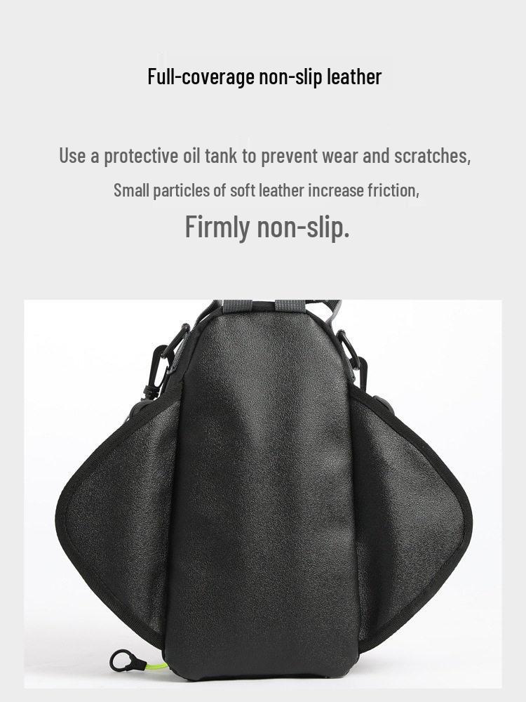 Magnetic Waterproof Motorcycle Tank Bag: Large-Capacity, Wear-Resistant, with Phone Navigation Holder